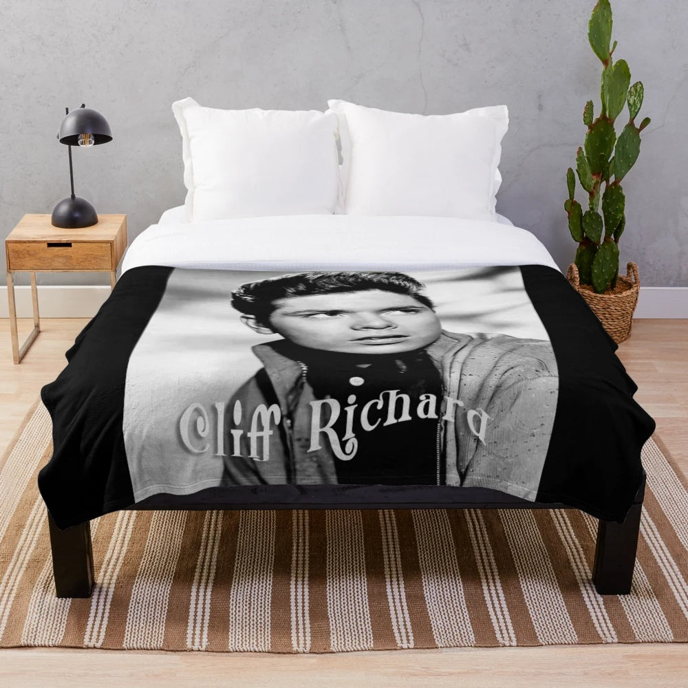 Cliff Richard Inspired Plush Blanket