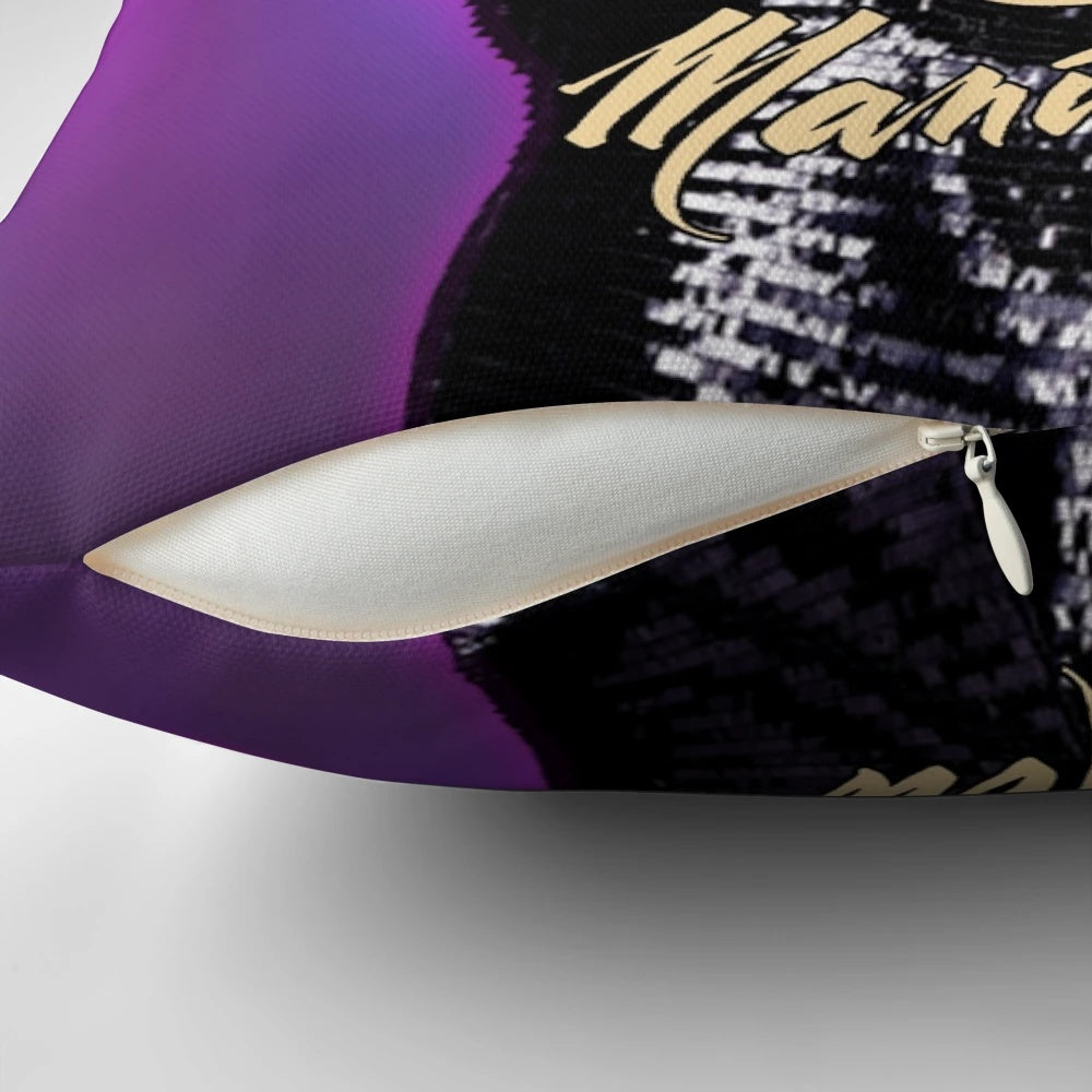 Pillow featuring the iconic hits of legendary singer-songwriter Barry Manilow