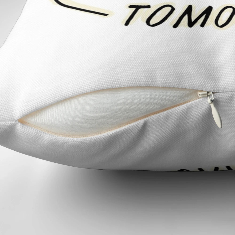 There's a Great Big Beautiful Tomorrow" Disney Pillow
