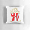 Vibrant popcorn-themed pillow for movie night and snack time enjoyment