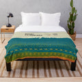 Plush Blanket Featuring the Iconic Mount Kilimanjaro
