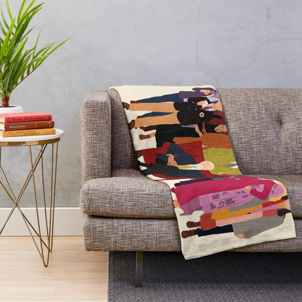 Knives Out movie-inspired plush blanket