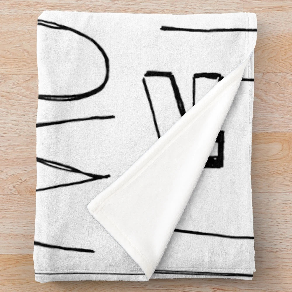 Cozy plush blanket with the message "You Don't Have To Monetize Your Hobbies