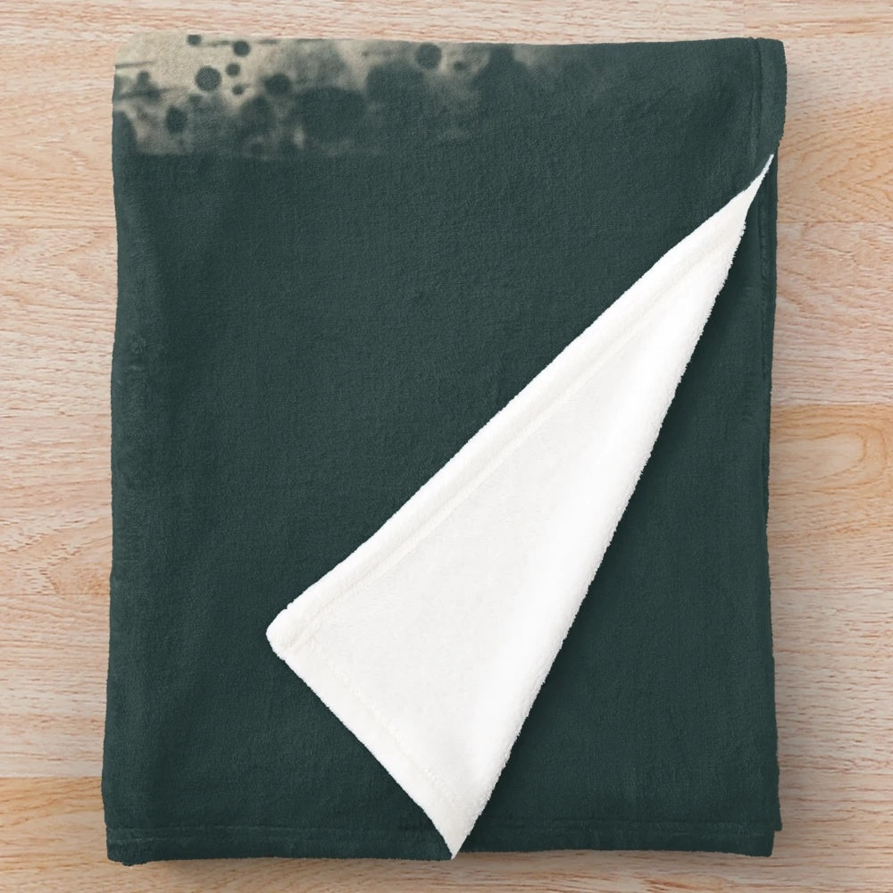 Enola Holmes-inspired plush blanket featuring a cozy design