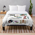 Enola Holmes Plush Blanket featuring the young detective from the Netflix mystery series