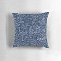 Navy blue pillow with physics equations, formulas, and mathematical symbols