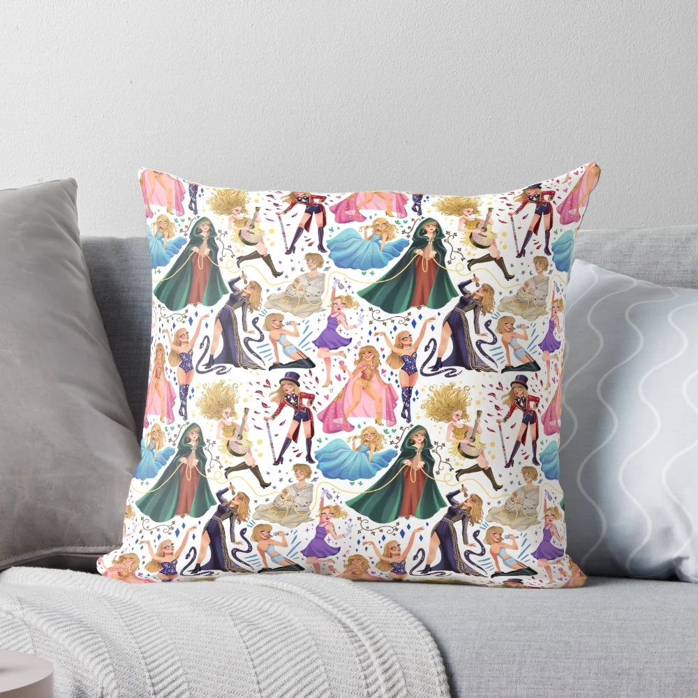 Eras Themed Taylor Swift Inspired Pillow