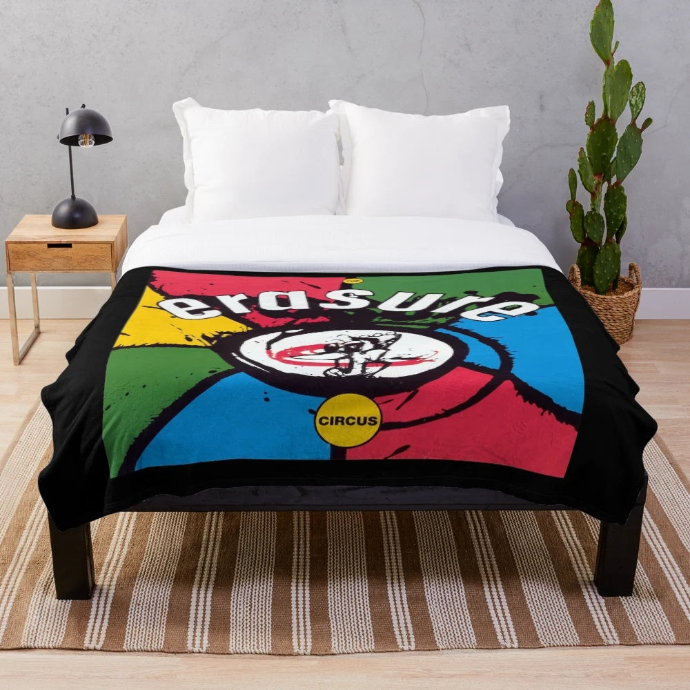 Erasure the Circus Inspired Plush Blanket