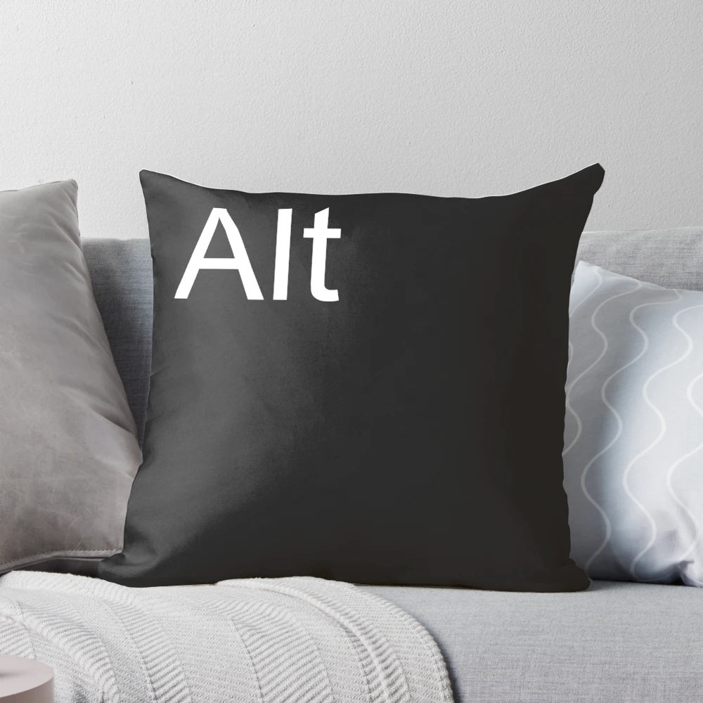 Ergonomic alt pillow in black color, a must-have keyboard accessory for computer users