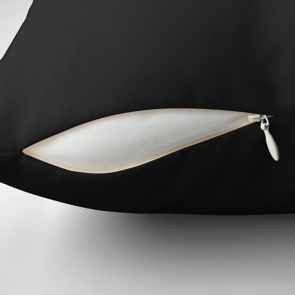 Black Ctrl Pillow, a comfortable and functional accessory for computer enthusiasts.