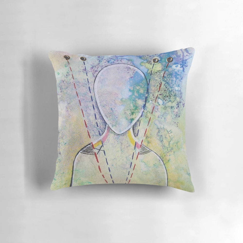 Divisional self pillow made of memory foam for ergonomic sleep support