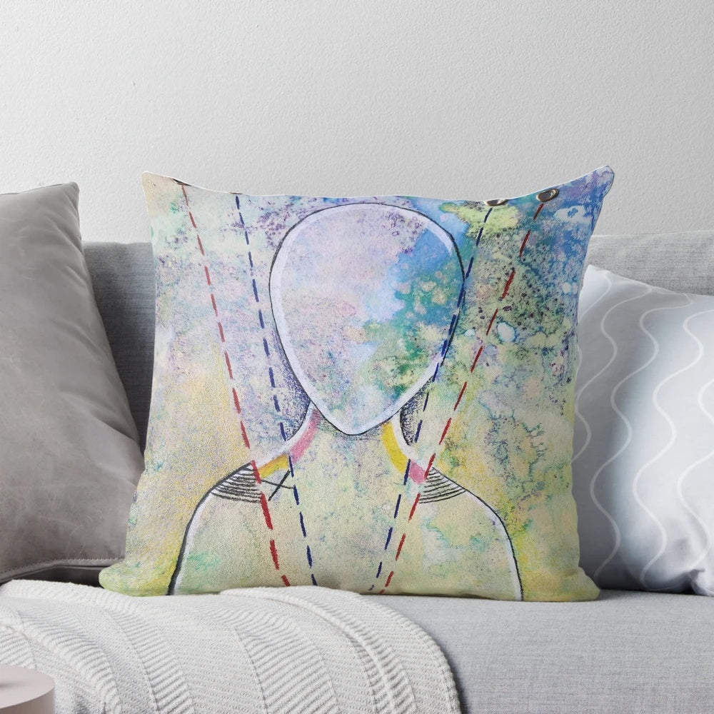 Divisional self pillow made of memory foam for ergonomic sleep support