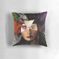 Escapism is Survival Pillow featuring iconic characters from Johnny Depp films
