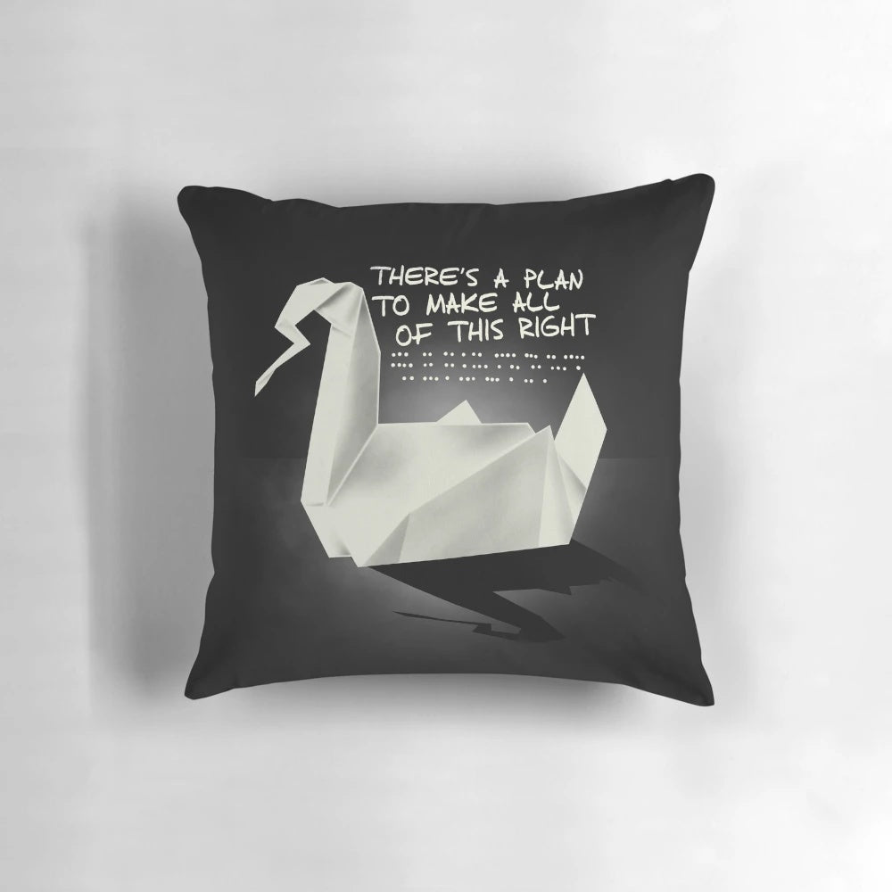 Prison Origami Pillow with Hidden Message
