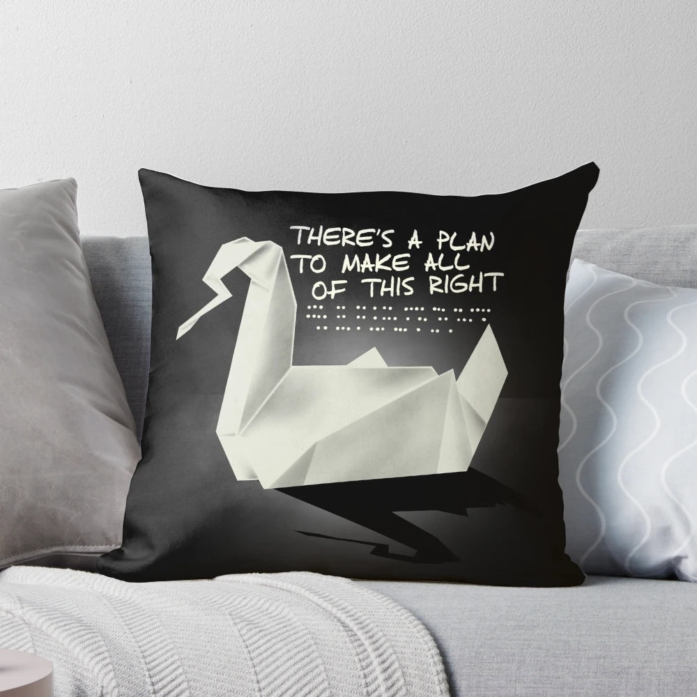 Prison Origami Pillow with Hidden Message