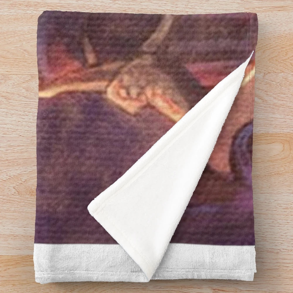 Estinien Inspired Plush Blanket featuring the Final Fantasy XIV Dragoon