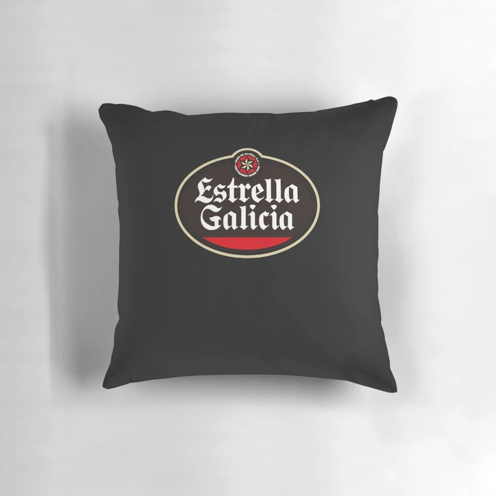 Estrella Galicia Spanish Beer Decorative Pillow