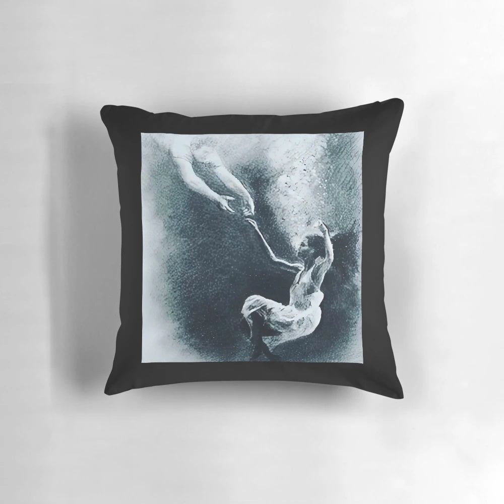 Kara Sevda Turkish drama series 'Eternal Love' themed pillow featuring lead actors