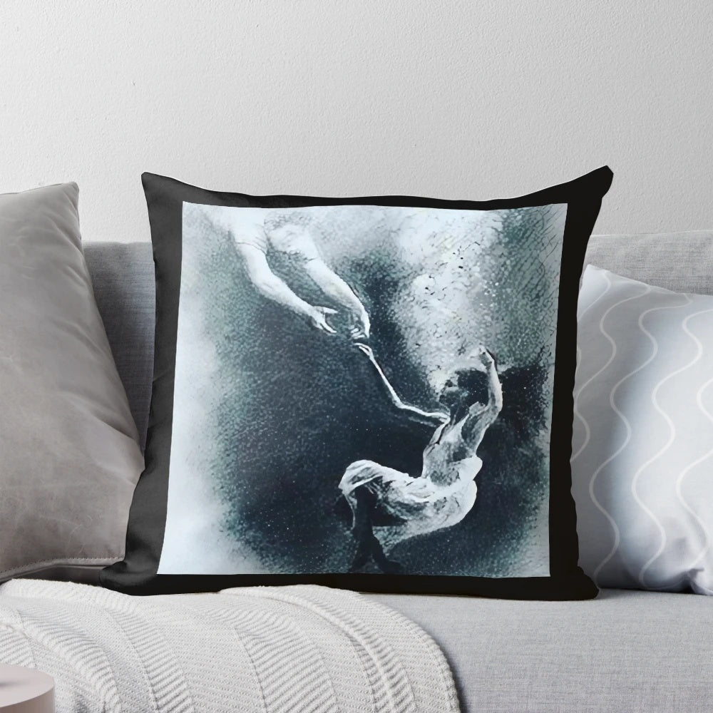 Kara Sevda Turkish drama series 'Eternal Love' themed pillow featuring lead actors