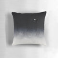 Pillow featuring a dreamy, celestial landscape design with a moon, stars, and clouds.