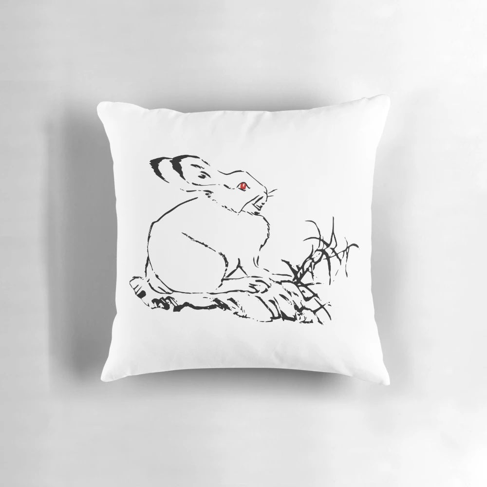 Decorative pillow featuring a rabbit design inspired by the C-drama "The Untamed"