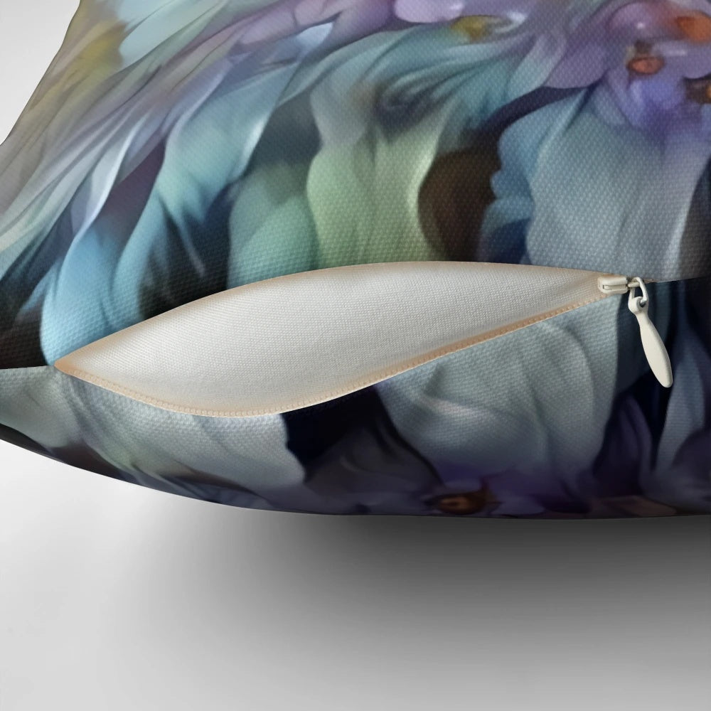 Ethereal, fantasy-inspired owl pillow with a magical, faerie-like design.