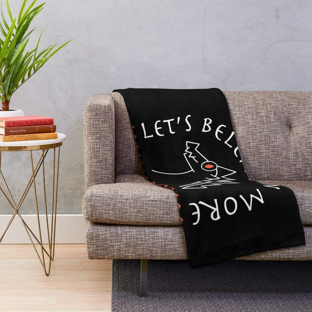 A soft, plush blanket featuring a magical, mythical design inspired by Asian folklore and fantasy.