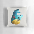 Soft, whimsical pillow featuring a design inspired by the classic tale 'The Little Prince