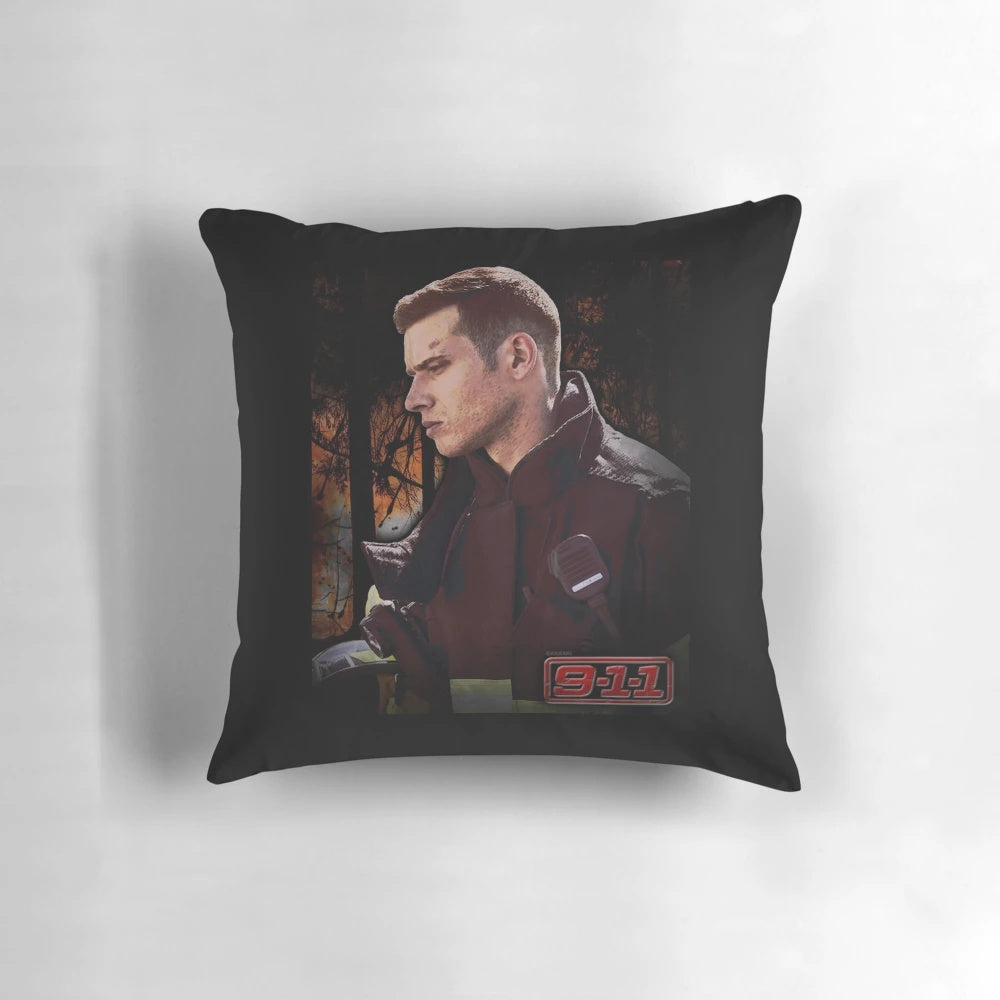 Evan "Buck" Buckley 911 Lonestar Firefighter Gear Pillow