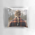 Evermore-inspired album cover design pillow featuring Taylor Swift's latest album