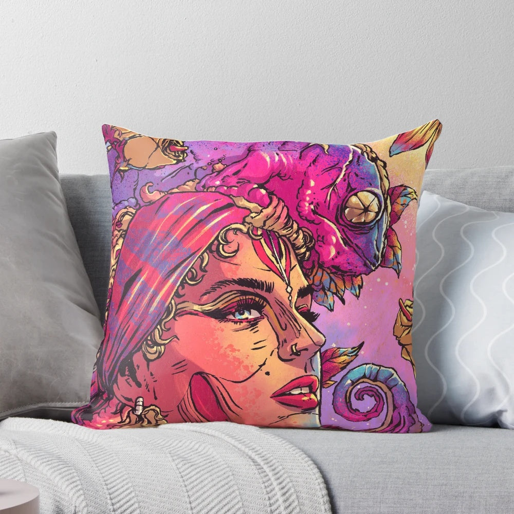 Evolve Pillow - A nature-inspired, color-changing pillow that evolves with you for a soothing, restorative sleep experience.