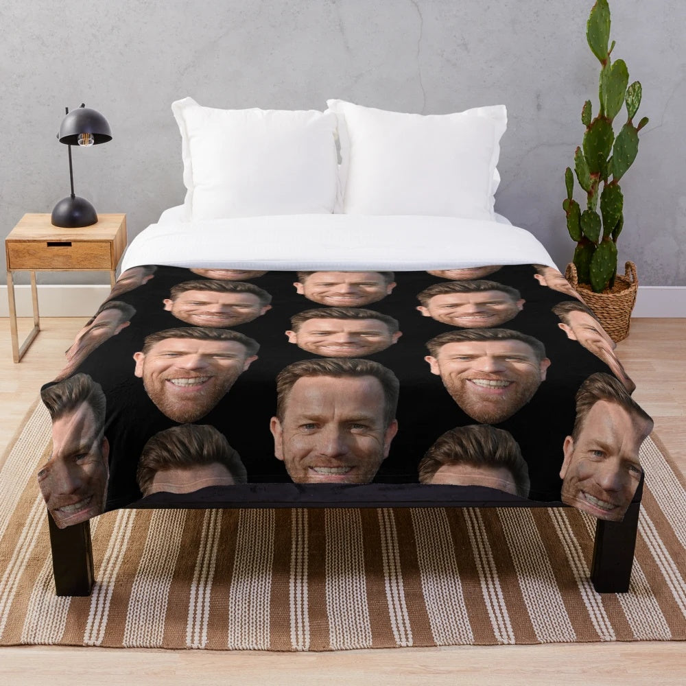 Ewan McGregor Inspired Plush Blanket
