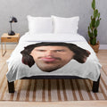 Adam Driver Inspired Plush Blanket with Kylo Ren and Darth Vader Designs