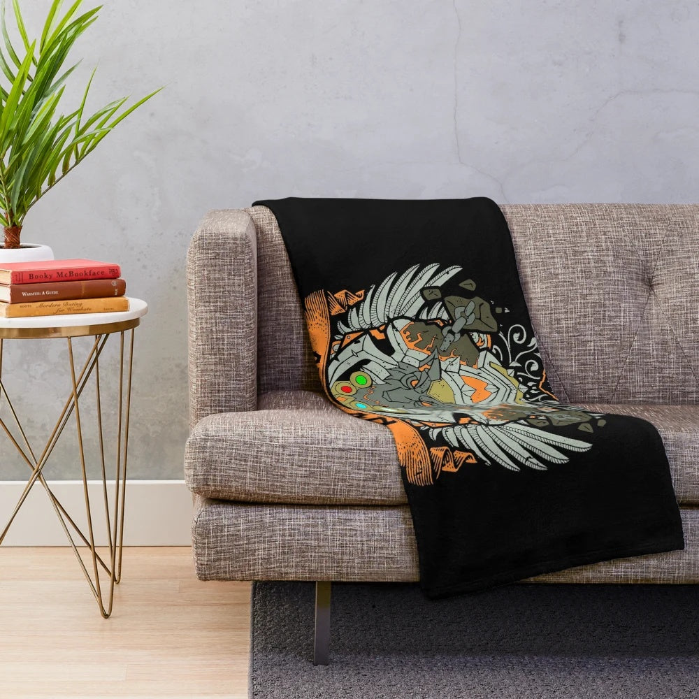 Cozy World of Warcraft-inspired plush blanket