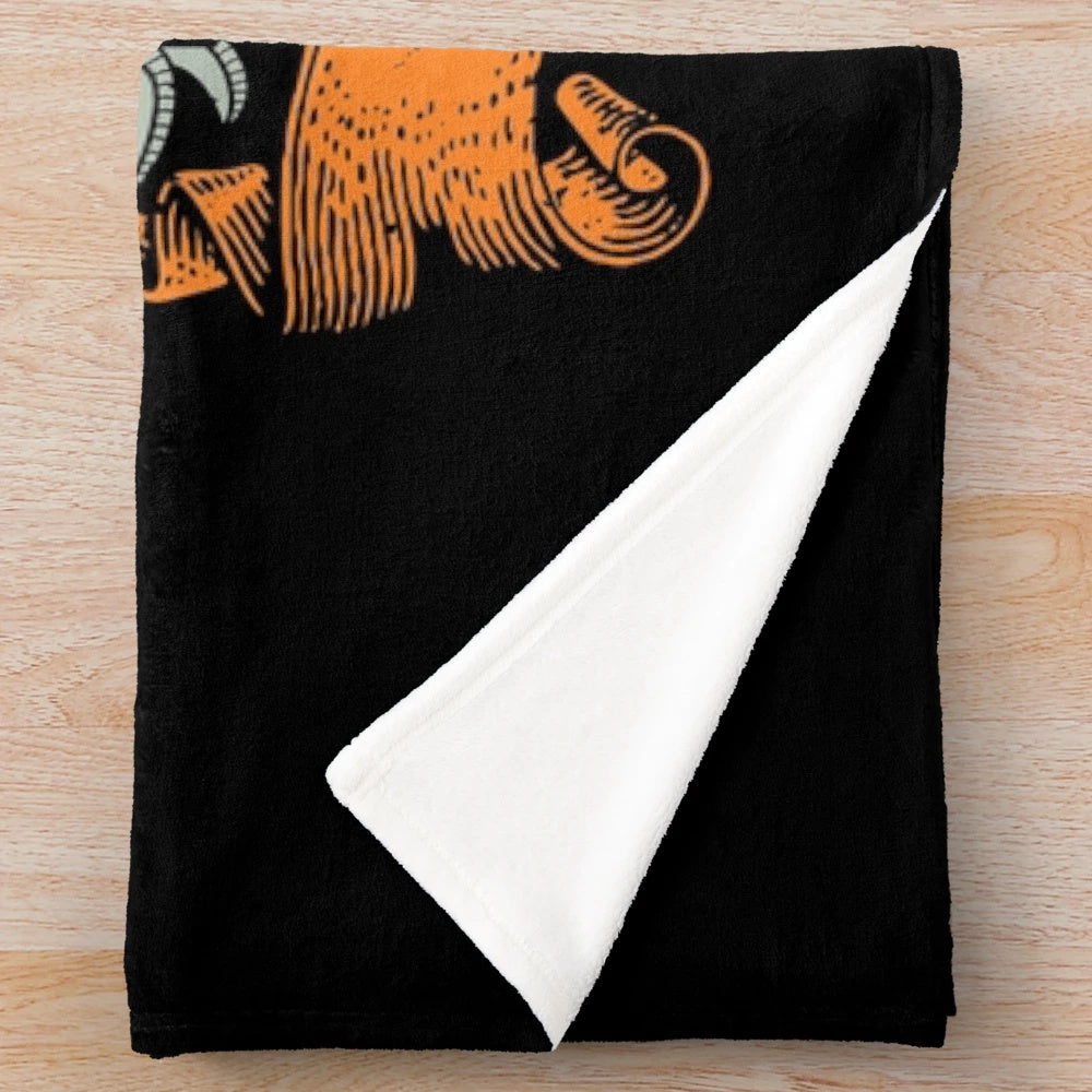 Cozy World of Warcraft-inspired plush blanket
