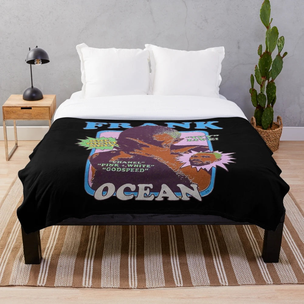 Frank Ocean Blond Plush Blanket with Hidden Secrets