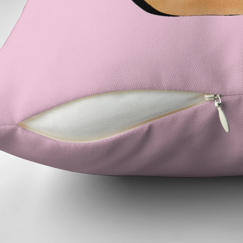 High-quality pillow featuring a portrait of actress Hannah Waddingham as her character Rebecca Welton from the hit TV series Ted Lasso.