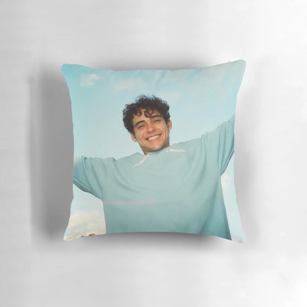 Joshua Bassett-themed pillow with high-quality design