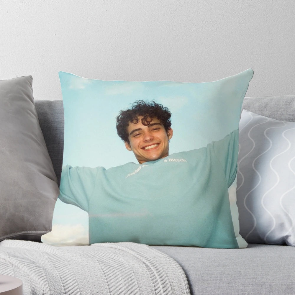 Joshua Bassett-themed pillow with high-quality design