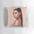 Plush Pillow featuring Kim Kardashian's Iconic Look and Branding