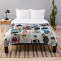 Kim Seon Ho themed plush blanket