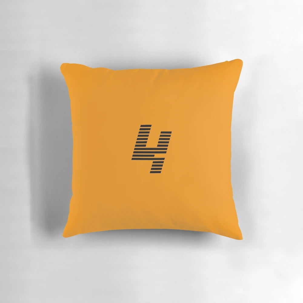 Lando Norris #4 Formula 1 Pillow for McLaren Fans