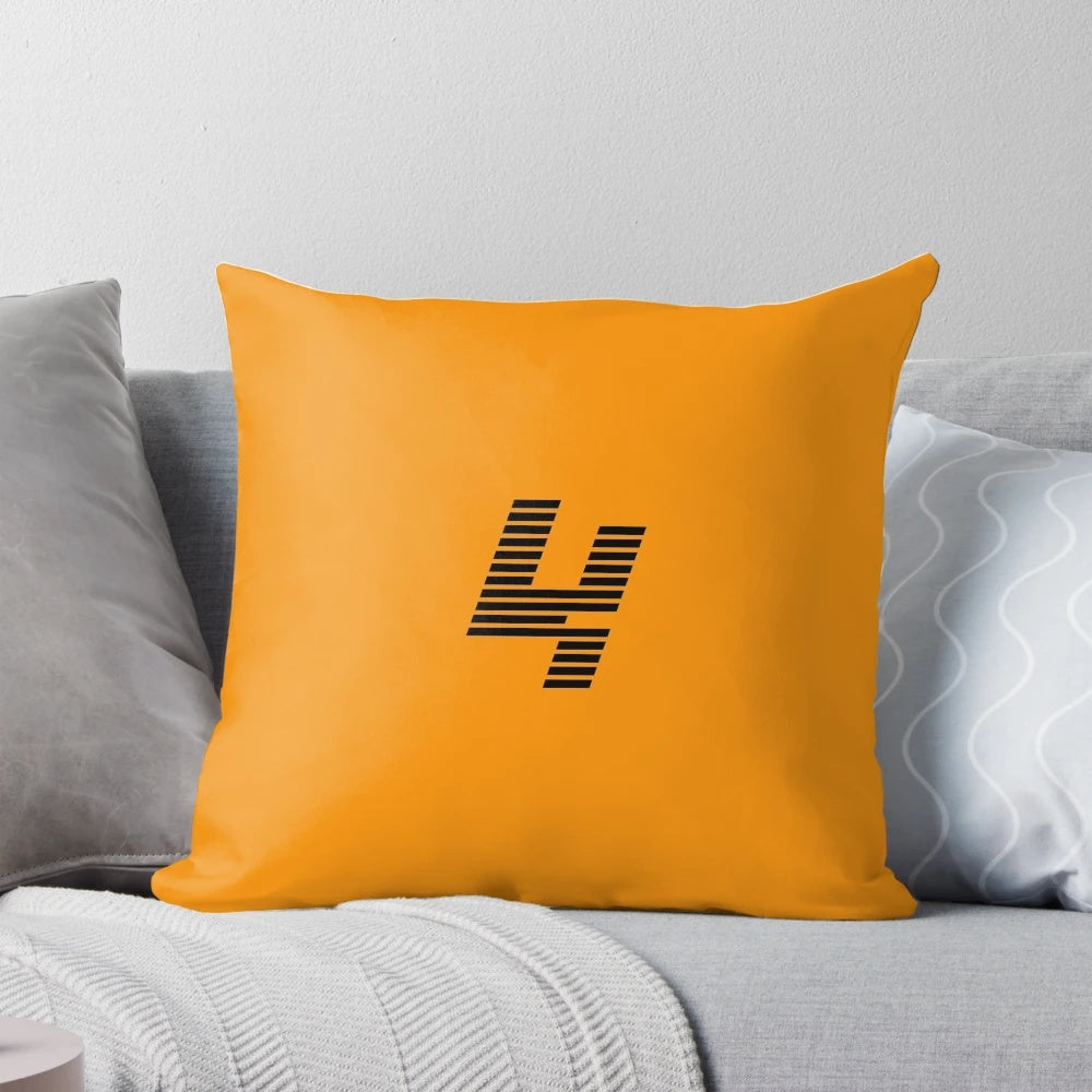 Lando Norris #4 Formula 1 Pillow for McLaren Fans