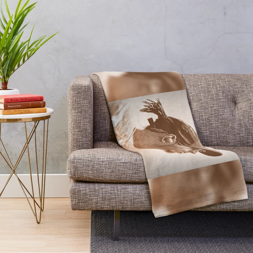 lewis hamilton inspired plush blanket with champion design