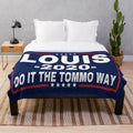 Louis Tomlinson Inspired Plush Blanket for One Direction Fans