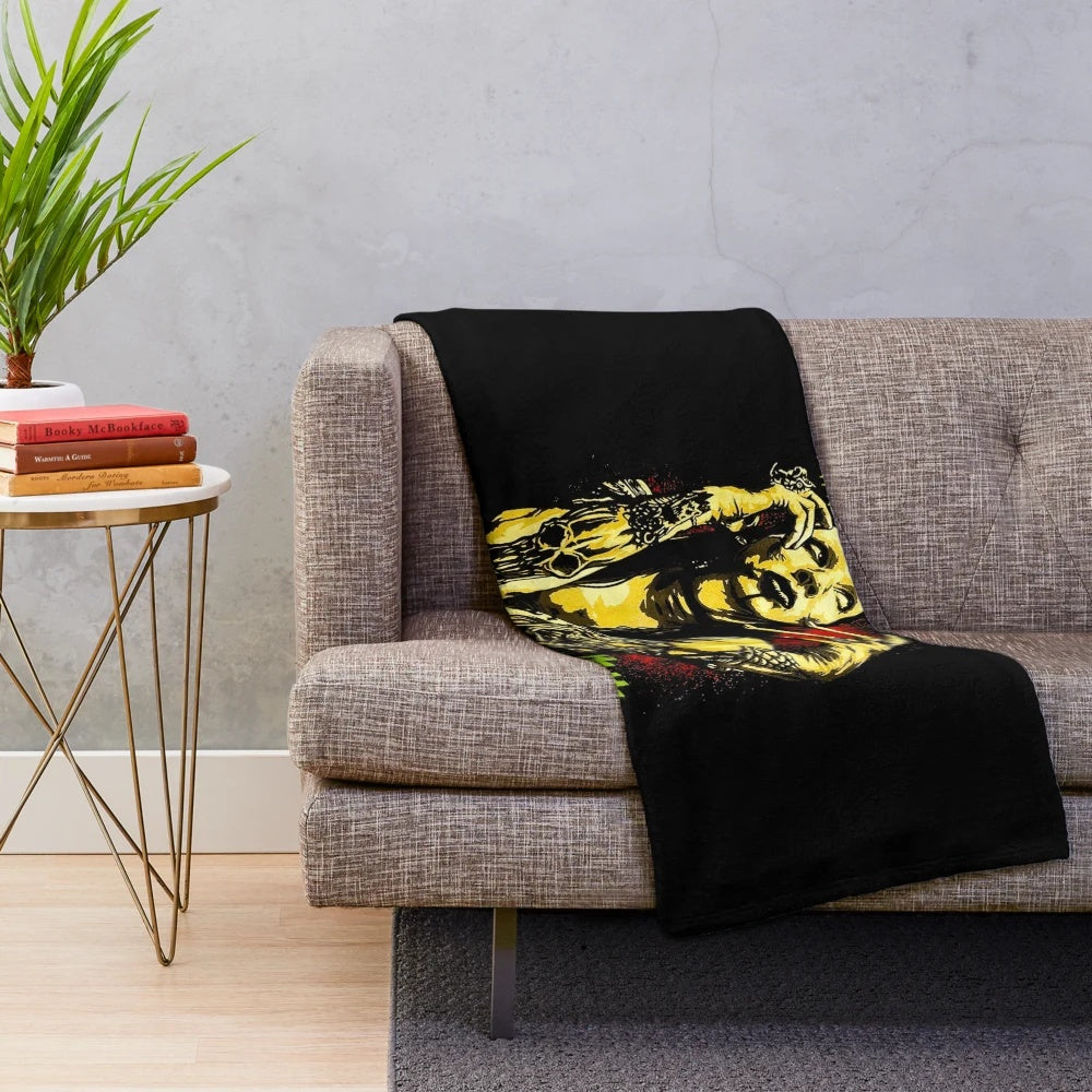 Marilyn Manson Inspired Plush Blanket