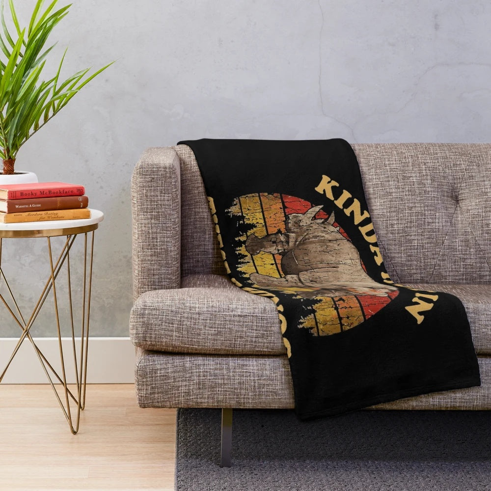 Plush blanket featuring exclusive artwork inspired by Jim Carrey's iconic comedy films