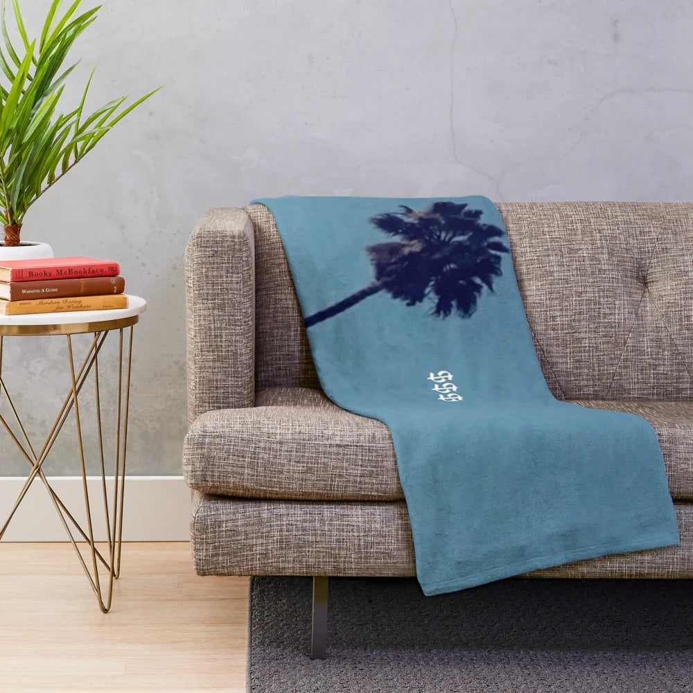 Suicideboys inspired plush blanket with abstract graphic design