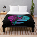 Motorcycle Motocross Bike Jump Plush Blanket