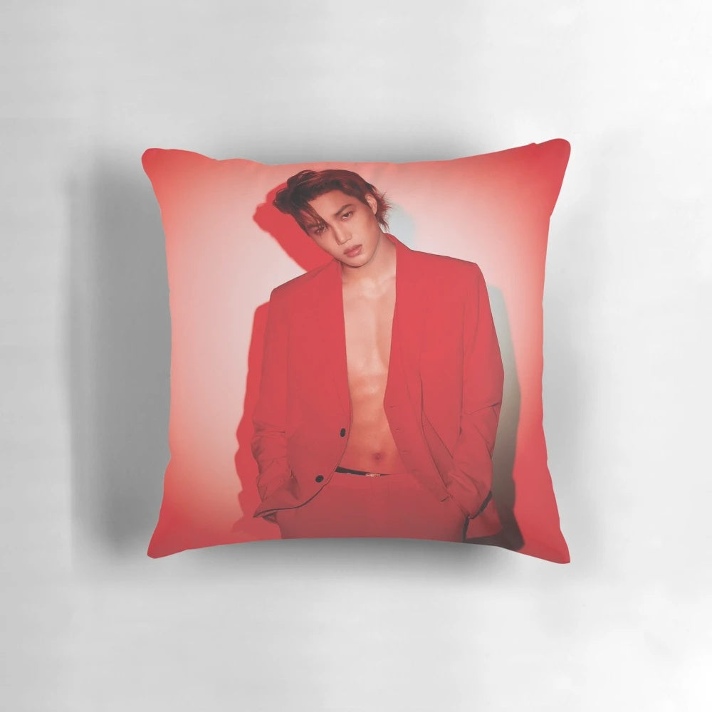 Exo-inspired decorative pillow featuring member Kai